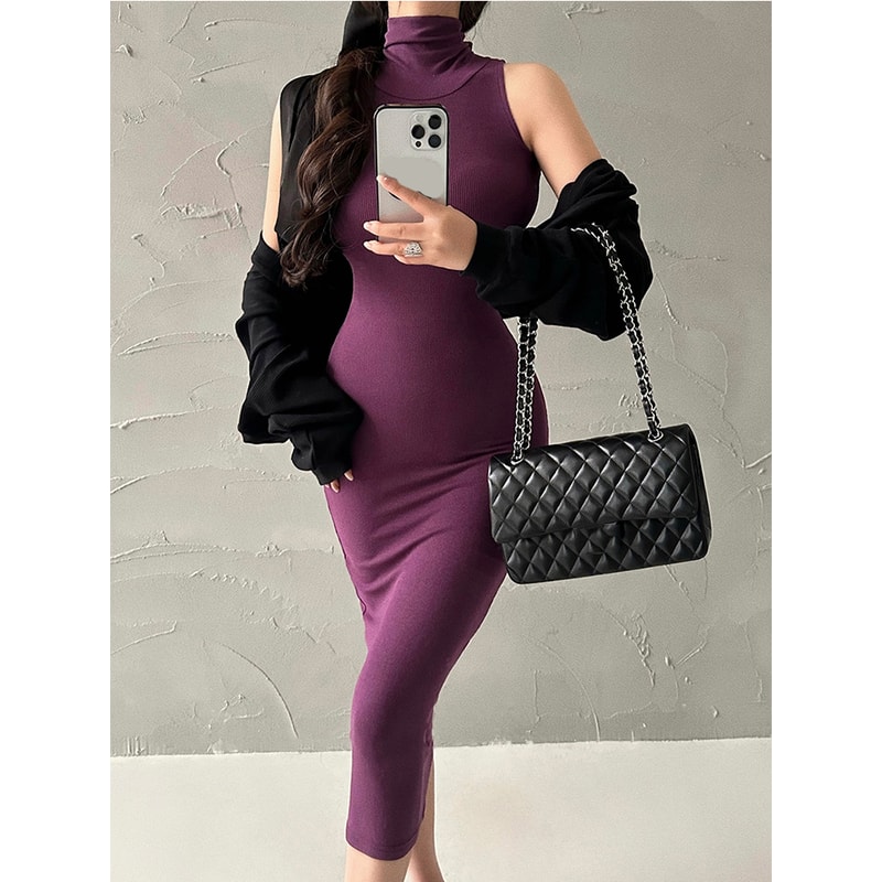 Elegant Dresses for Evening Party Ladies with Elastic Hip Wrap
