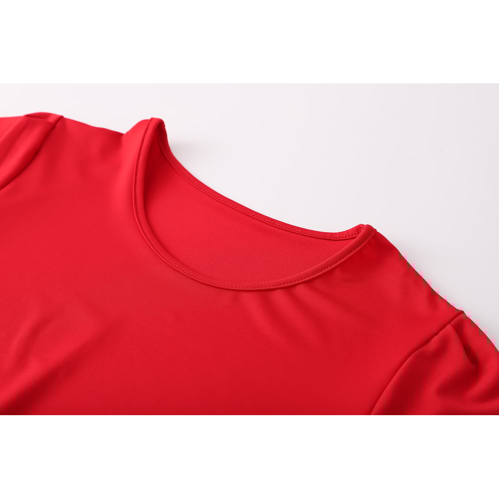 Long Dresses Autumn Flower Color Matching Dresses Womens Clothing 2