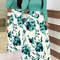 Long Dresses Autumn Flower Color Matching Dresses Womens Clothing 8