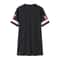 VNeck Queen Letters Print Dress Short Sleeve Basketball Sporty Style Sexy Loose Female Clothing Str 3
