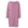 Oversized Basic Ladies Cloth, Women Winter Sweater Knit Crewneck, Warm Long Sleeve Casual Dress