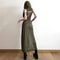 Sexy European And American Style Sleeveless Hooded Dress Long Split Hollow Out Pure Color Womens Go 3