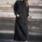 Winter Warm Midi Robe Hooded Long Sweatshirt Dress Casual Vestidos