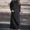 Winter Warm Midi Robe Hooded Long Sweatshirt Dress Casual Vestidos