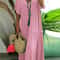 Womens Dress Plus Size Casual Loose VNeck Solid Long Pleated Spring Summer Dress 7