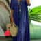 Womens Dress Plus Size Casual Loose VNeck Solid Long Pleated Spring Summer Dress 6