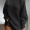 Autumn Solid Long Sleeve Women Turtleneck Sweater Dress, Casual Elegant Mini, Winter Clothes