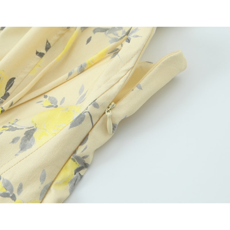 Slim Fit Summer Dress, Women's Elegant Floral Poplin Dress, Hot Girl Style Temperament Strap Short Dress