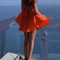 High Street Lady Summer Beach Dress, Elegant Sleeveless Hollow Out Backless Vestidos