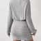 Womens Autumn Winter Fashion, High Neck Knitted Sweater Dress, Casual Solid Loose Long Sleeve, Warm Mid Length Dresses