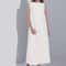 Women Dress Casual Vest Loose Draped Straight Skirt Round Neck 0