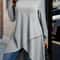 Autumn and Winter New Plus Size Women's Clothing, Daily Casual Loose Long Sleeved Dresses