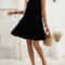 Womens Casual Solid Color Cross Border New Spring And Autumn Fashion Hollow Tank Top Dress 6