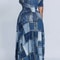Women Popular Large Size Printed Dress With Belt Long Sleeve Womens Clothing Fashionable Long Dress 1