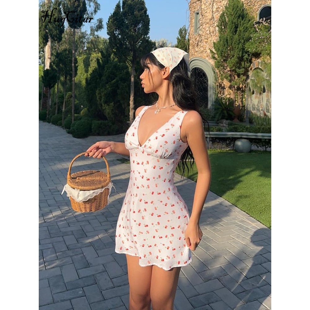 Summer Bodycon Mini Dress for Women Elegant Clothes Birthday Party Vacation