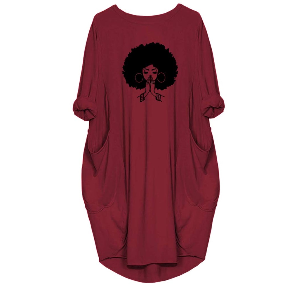 Casual Dresses For Plus Size Women Short Sleeve ONeck Loose Fit 3