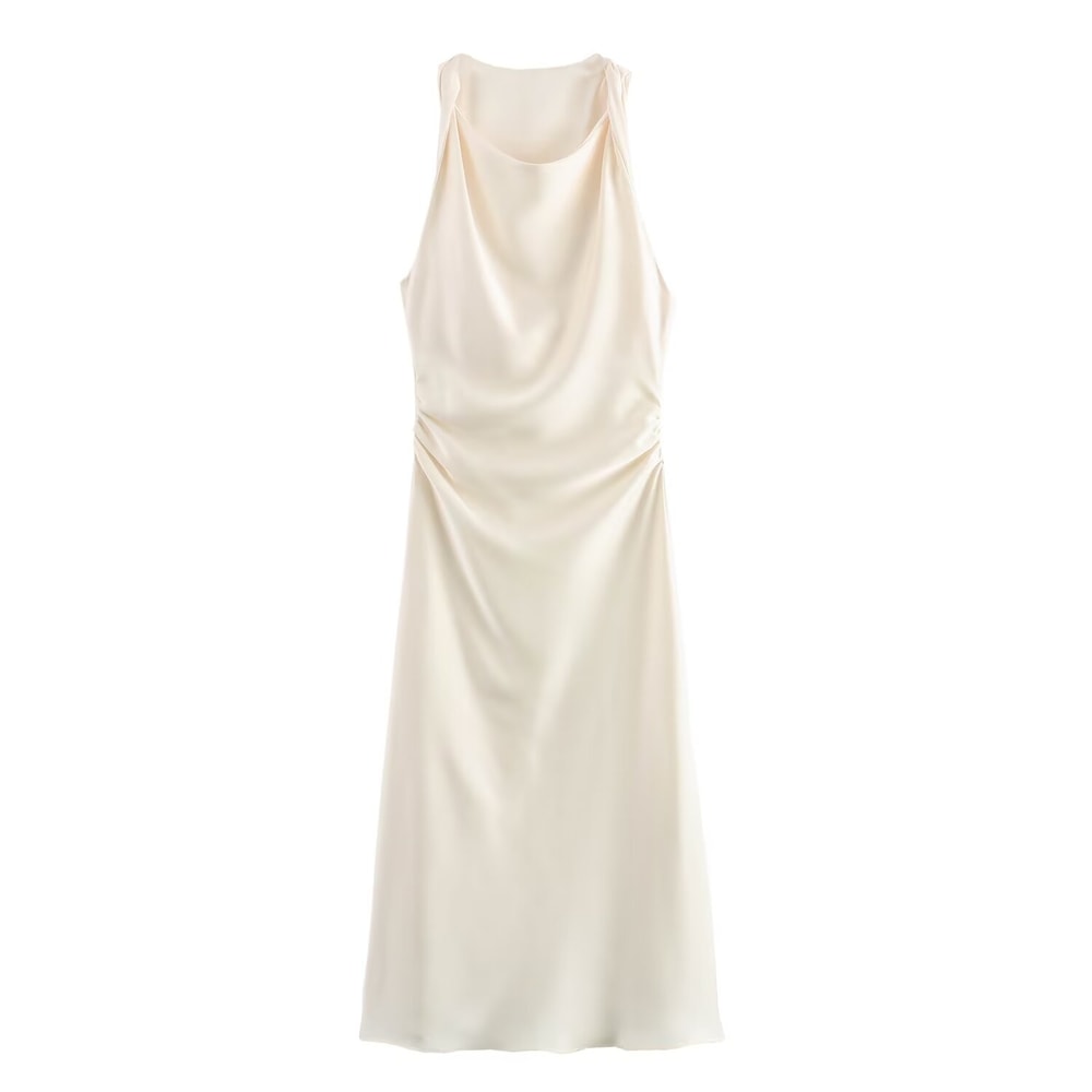 Sleeveless Summer Dress For Women Off Shoulder Long Beach Party Dresses 3