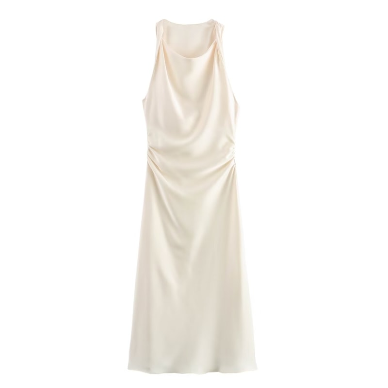 Sleeveless Summer Dress For Women Off Shoulder Long Beach Party Dresses 3