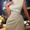 Womens Solid Color Sleeveless High Neck Party Dress High Waist Pleated Floor Length Graceful Evenin 5
