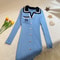 Elegant Lady Office Dress, Embroidery Slim Elastic Long Sweater Vestido