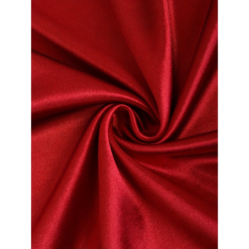 Voom Satin Hip Suspender Dress Womens Dress For Parties Elegant Satin Dress For Evening Wear Sexy A