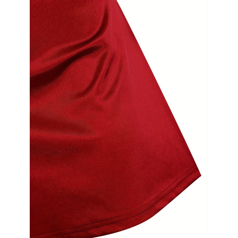 Voom Satin Hip Suspender Dress Womens Dress For Parties Elegant Satin Dress For Evening Wear Sexy A