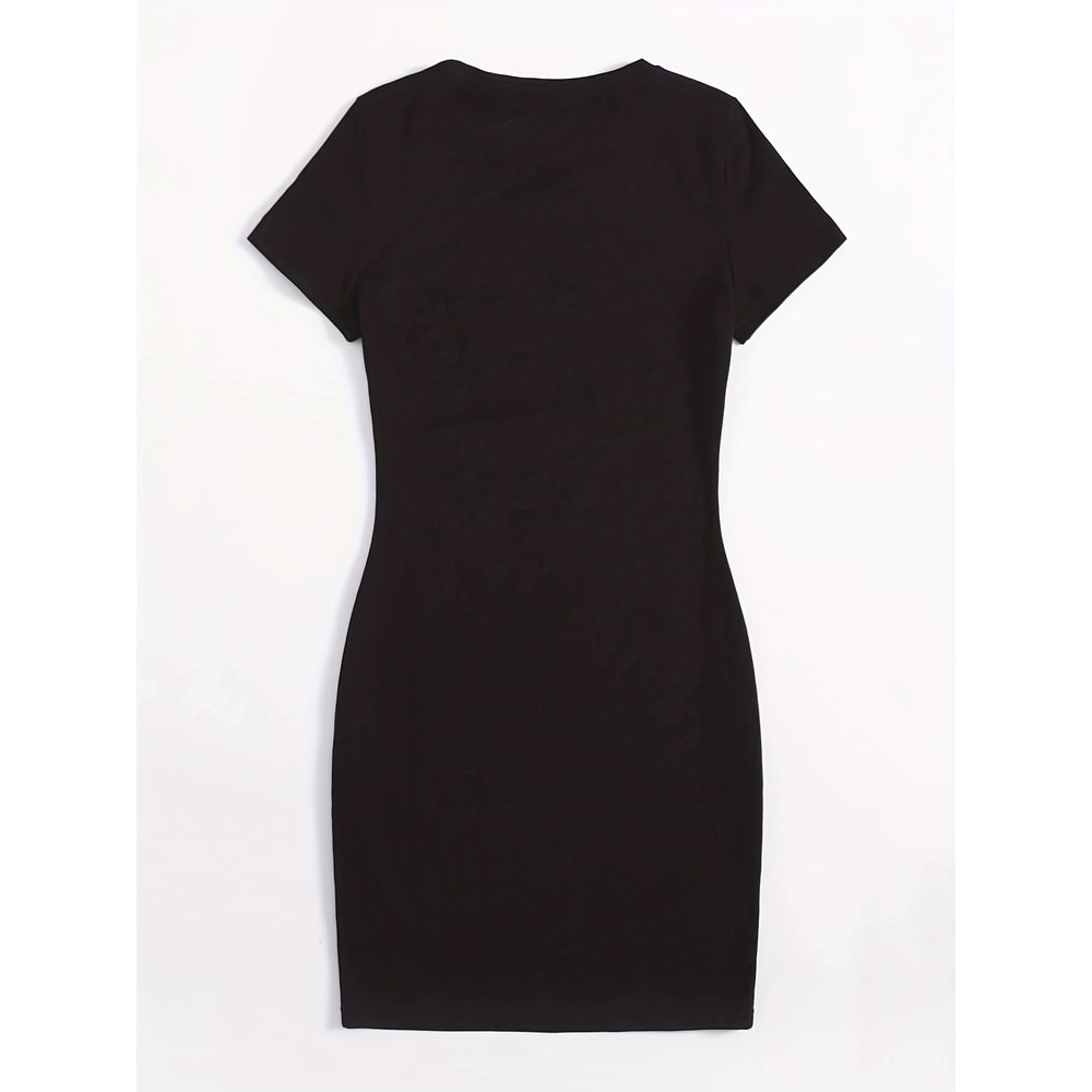 Women Short Sleeve O-Neck Loose Casual Dresses, Fashion High Quality Short Sleeve Loose Sports T-shirt, Breathable Top