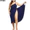 Womens Dress Strap Beach Skirt Veil Covered Wrap Backless Crossover Swimsuit Tank Top Comfortable W 8