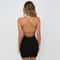 Summer Fashion Club Snake Print Bodycon Dress, Sleeveless Bandage Halter Mini Robe