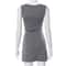 Sleeveless Woman Dress Knit Slim ALine Summer Mini Dresses Sheath ONeck Female Streetwear Clothing 3