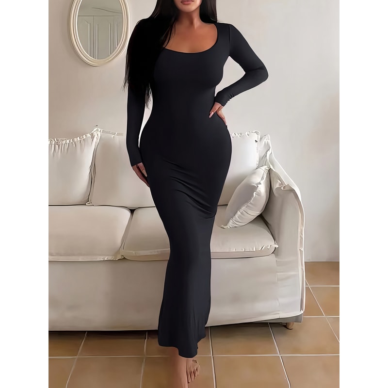 Elegant Dresses Female, Concise Tight Fishtail Skirt for Women