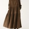 Casual Dresses Fashion Female Vestidos, Long Sleeve A-line Autumn Winter Corduroy Dress