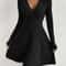 Short Bag Hip Little Black Dress, Sheath Dress Waist Slimming Inside for a Sleek Look