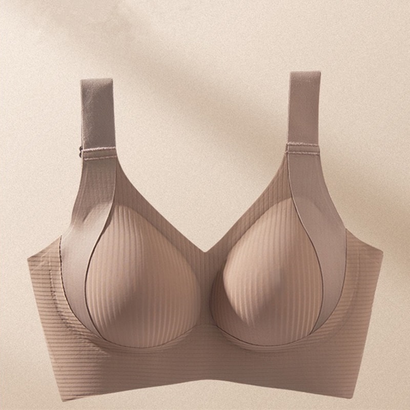 ComfortLift Seamless Wireless Support Bra for Full Coverage and Natural Lift