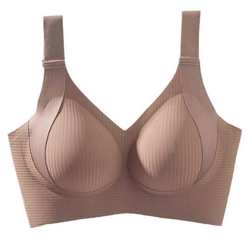 ComfortLift Seamless Wireless Support Bra for Full Coverage and Natural Lift