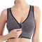 Front Zip Sports Bra For Women Seamless Shockproof Support Bra For Running Gym And Yoga 0