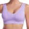 BreatheFit Sports Bra For Women Shockproof Wireless Yoga Bra With Breathable Air Mesh Support 0