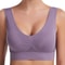 BreatheFit Sports Bra For Women Shockproof Wireless Yoga Bra With Breathable Air Mesh Support 3