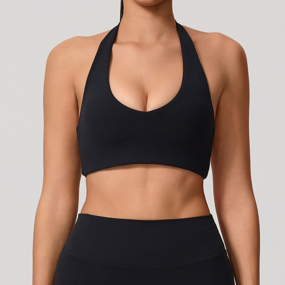 FlexLift Backless Sports Bra For Women Breathable Push Up Yoga And Workout Top 5
