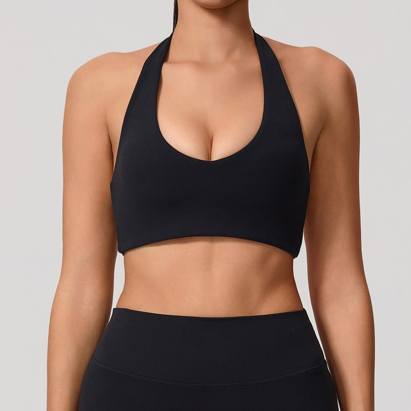 FlexLift Backless Sports Bra For Women Breathable Push Up Yoga And Workout Top 5