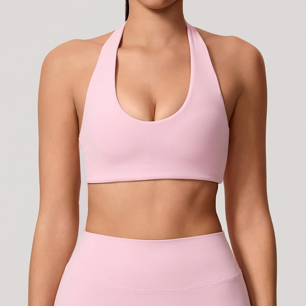FlexLift Backless Sports Bra For Women Breathable Push Up Yoga And Workout Top 9