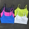 SoftFlex Padded Yoga Sports Bra For Women Lightweight Workout Bra With Spaghetti Straps 0