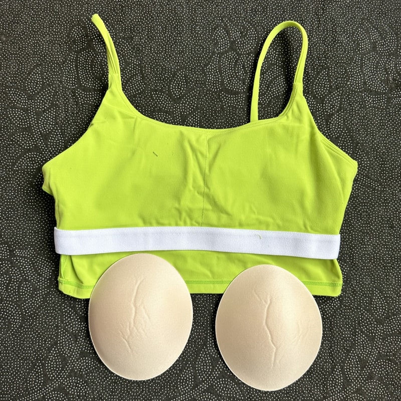 SoftFlex Padded Yoga Sports Bra For Women Lightweight Workout Bra With Spaghetti Straps 4