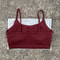 SoftFlex Padded Yoga Sports Bra For Women Lightweight Workout Bra With Spaghetti Straps 5