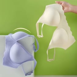 seamless deep v push up bralette wireless comfort bra for everyday support