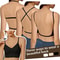 Deep U Plunge Invisible Bra for Backless Dresses Push Up Strapless Support