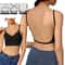 Deep U Plunge Invisible Bra for Backless Dresses Push Up Strapless Support