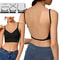 Deep U Plunge Invisible Bra for Backless Dresses Push Up Strapless Support