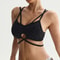 FlexCurve Leopard Seamless Sports Bra for Women Cross Back Yoga Workout Crop Top
