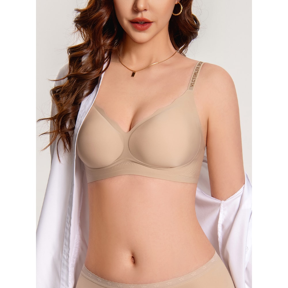 CloudSoft Seamless Wireless Bralette for Women Comfortable Everyday Support Bra